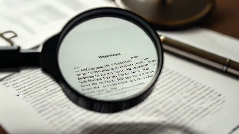 A photorealistic image of a magnifying glass hovering over a section of a complex legal document, highlighting specific text relating to an alleged professional error. The background is slightly blurred, showing other legal papers and a pen. Cinematic lighting, sharp focus on the magnified text, depth of field, 8K hyper-detailed, professional photography, shot on a high-end DSLR.