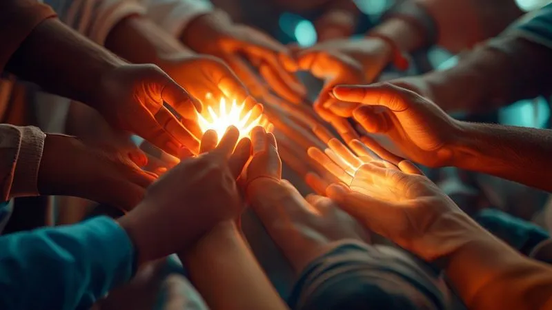 photorealistic, professional photography, 8K, cinematic lighting, sharp focus, depth of field, shot on a high-end DSLR. A diverse group of hands, some holding paws, reaching towards a glowing, abstract symbol of hope and community support. Warm, empathetic lighting, sharp focus on the hands and paws, depth of field blurring a subtle background of a vet clinic. Symbolizing collective aid and compassion for pet owners in need. photorealistic, professional photography, 8K, cinematic lighting, sharp focus, depth of field, shot on a high-end DSLR. A diverse group of hands, some holding paws, reaching towards a glowing, abstract symbol of hope and community support. Warm, empathetic lighting, sharp focus on the hands and paws, depth of field blurring a subtle background of a vet clinic. Symbolizing collective aid and compassion for pet owners in need.