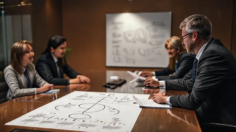 Photorealistic, professional photography, 8K, cinematic lighting, sharp focus, depth of field, shot on a high-end DSLR. A focused business team collaborating around a large conference table, reviewing financial documents and a flow chart, symbolizing strategic planning and collective effort in resolving complex regulatory issues and appealing ACA non-compliance fines. Photorealistic, professional photography, 8K, cinematic lighting, sharp focus, depth of field, shot on a high-end DSLR. A focused business team collaborating around a large conference table, reviewing financial documents and a flow chart, symbolizing strategic planning and collective effort in resolving complex regulatory issues and appealing ACA non-compliance fines.